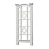 59-inch Outdoor Weather Resistant White Vinyl Garden Trellis