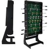 Black Foldable Space Saving 48-in. Foosball Table w/ Score Counters and 2 Balls