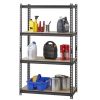 Heavy Duty 4-Shelf Black Storage Rack Shelving Unit