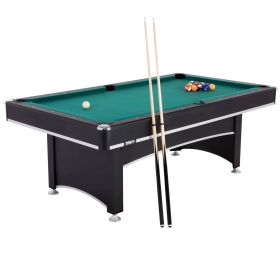 7-Foot 2-in-1 Conversion top Pool Table Ping Pong Table Set