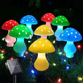 Multi-Color Solar Mushroom Light for Outdoor Garden; Patio; Courtyard - LED Flowers perfect for Christmas & Holiday Decor