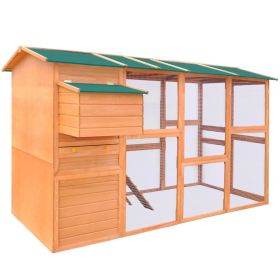 Chicken Coop Wood 116"x64.2"x67"