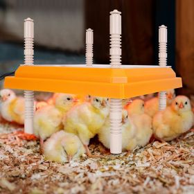 Chick Brooder Heating Plate 15W Chicken Brooder Heater with Adjustable Height Angle