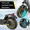 Electric folding scooter 350W motor 25 km/h speed 10-inch tire load 130kg climb 15-25Â° range 40-50km LED lighting, scooter off-road