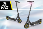 Electric folding scooter 350W motor 25 km/h speed 10-inch tire load 130kg climb 15-25Â° range 40-50km LED lighting, scooter off-road