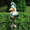 Halloween Ornament 2022,3 Pcs Garden Statue Funny Chicken Decor Yard Art Resin Decorative Ornament Easter Ornament