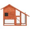 Rabbit Hutch 55.1"x24.8"x47.2" Solid Firwood