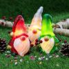 Meltone Christmas LED Flickering Lighting, Gnome LED Flameless Candles Battery Operated