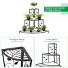 3 Tier Floral Corner Metal Plant Pot Rack