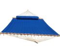 Olefin Double Quilted Hammock with Matching Pillow