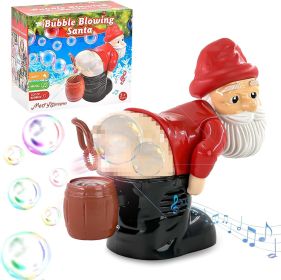 Christmas Gnomes Bubble Machine, Bubble Blower Funny Toy (Color: Red)