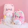 Girls Cute Plush Unicorn Backpack Fluffy Cartoon Schoolbags Birthday Gifts