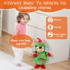 Electric Dancing Singing Plush Toy Twisting Snowman Toy Talking Interactive Mimicking Funny Songs Wiggly Dance Kid Christmas Gift