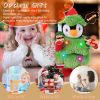 Electric Dancing Singing Plush Toy Twisting Snowman Toy Talking Interactive Mimicking Funny Songs Wiggly Dance Kid Christmas Gift